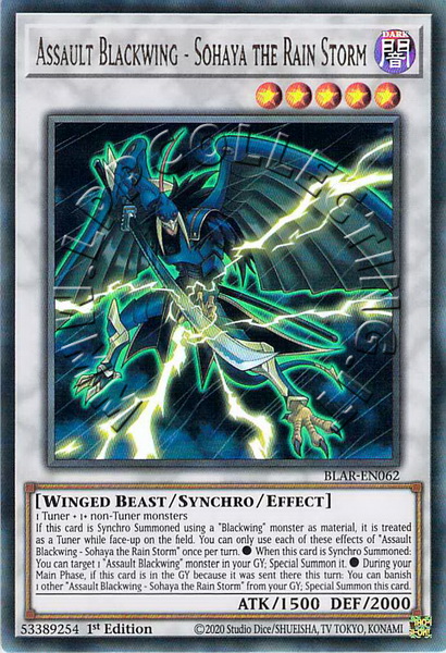 Assault Blackwing - Sohaya the Rain Storm