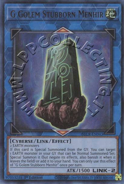 G Golem Stubborn Menhir