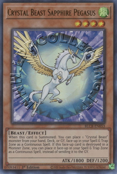 Crystal Beast Sapphire Pegasus