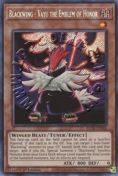 Blackwing - Vayu the Emblem of Honor