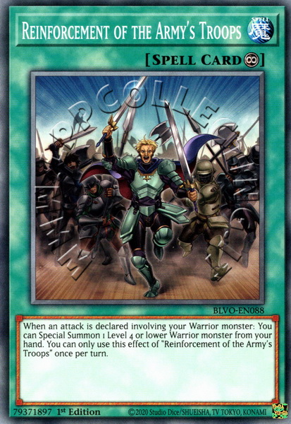 Reinforcement of the Army