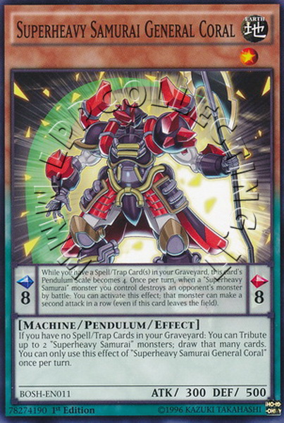 Superheavy Samurai General Coral
