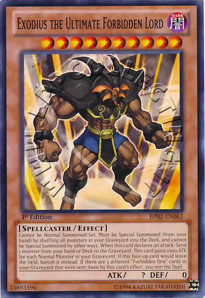 Exodius the Ultimate Forbidden Lord