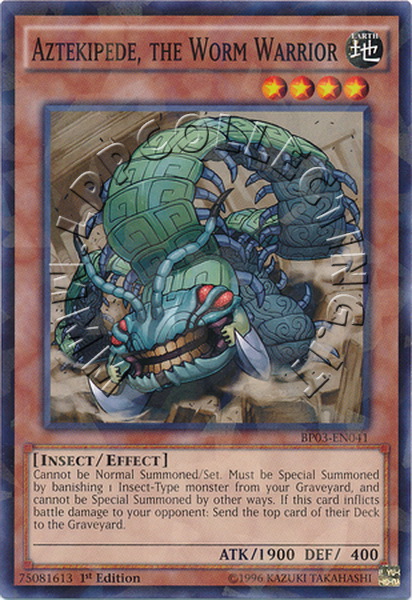 Aztekipede, the Worm Warrior