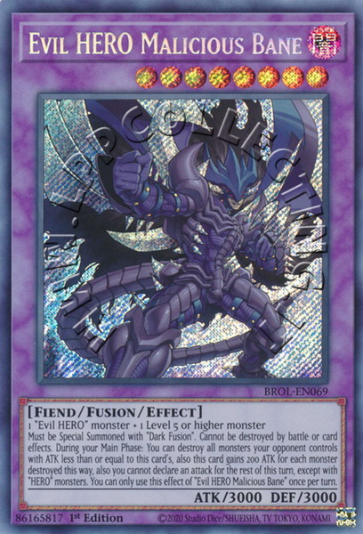 Evil HERO Malicious Bane 