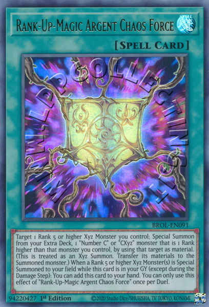 Rank-Up-Magic Argent Chaos Force 