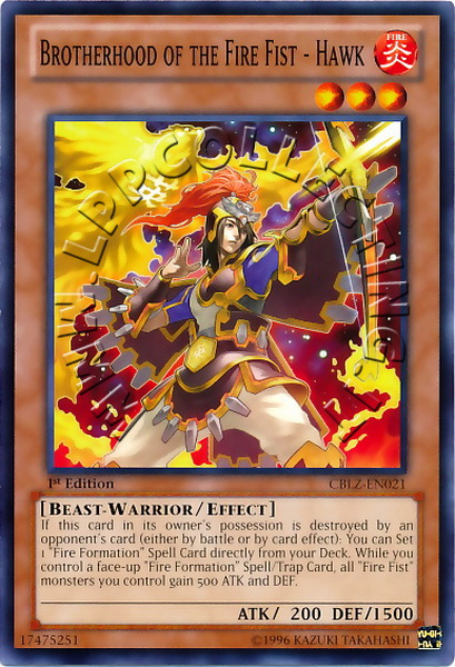 Brotherhood of the Fire Fist - Hawk
