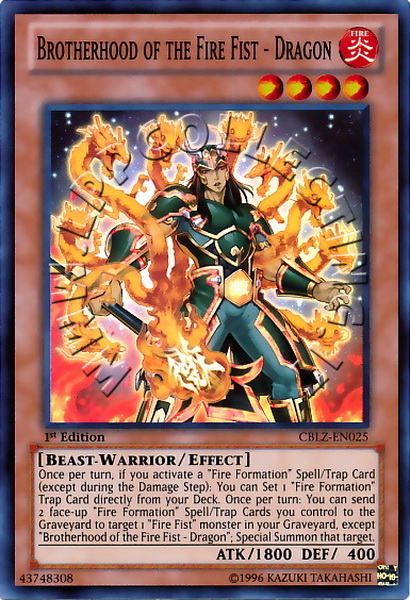 Brotherhood of the Fire Fist - Dragon