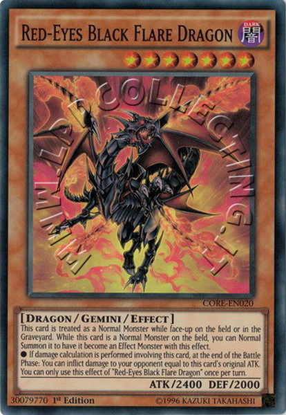 Red-Eyes Black Flare Dragon