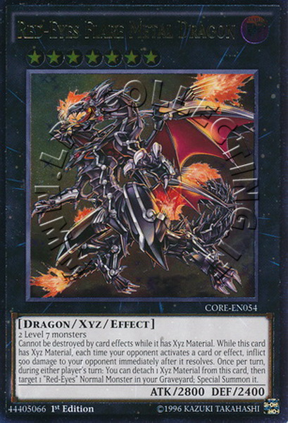 Red-Eyes Flare Metal Dragon