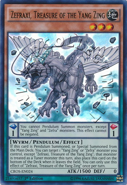 Zefraxi, Treasure of the Yang Zing