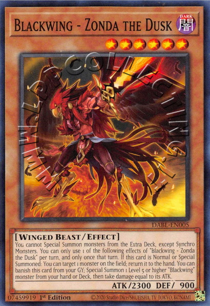 Blackwing - Zonda the Dusk