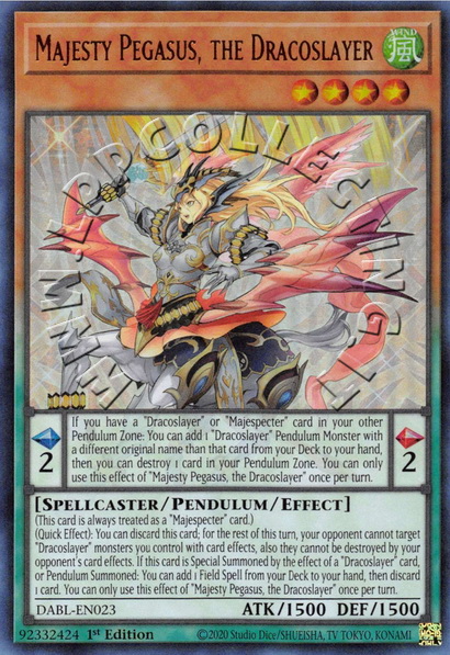 Majesty Pegasus, the Dracoslayer