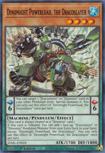 Dinomight Powerload, the Dracoslayer