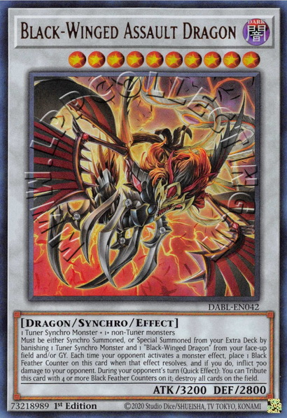 Black-Winged Assault Dragon