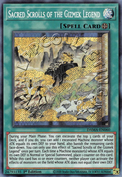 Sacred Scrolls of the Gizmek Legend 