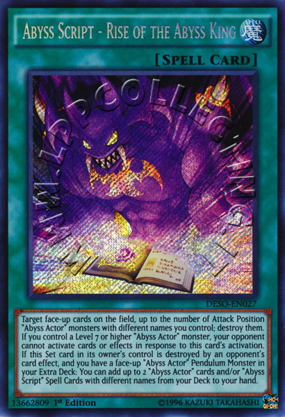 Abyss Script - Rise of the Abyss King