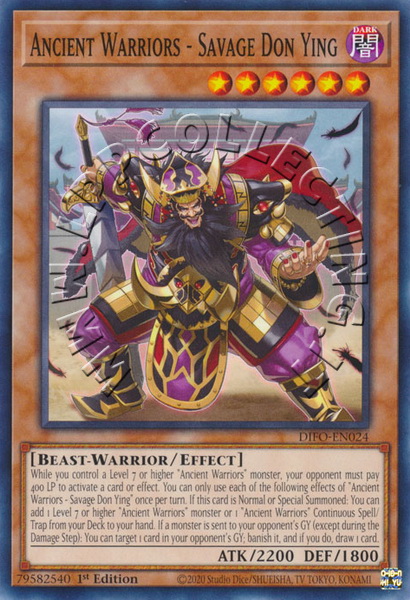 Ancient Warriors - Savage Don Ying