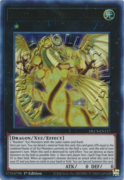 Number 100: Numeron Dragon