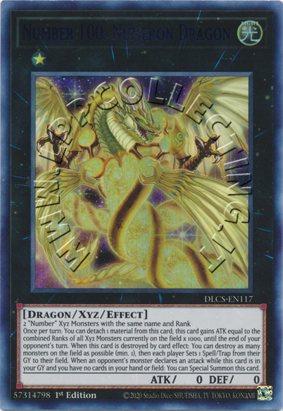 Number 100: Numeron Dragon