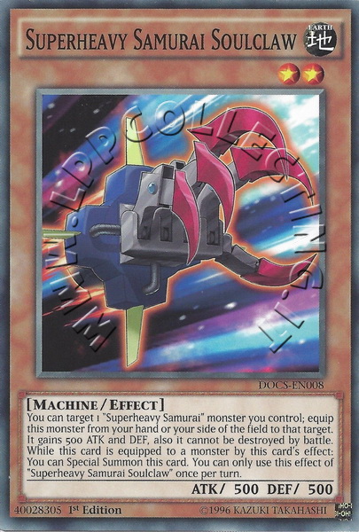 Superheavy Samurai Soulclaw