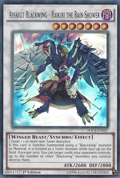 Assault Blackwing - Raikiri the Rain Shower