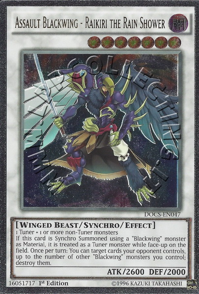 Assault Blackwing - Raikiri the Rain Shower
