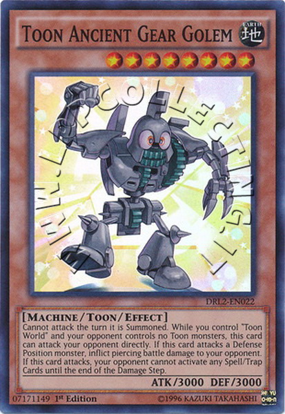 Toon Ancient Gear Golem
