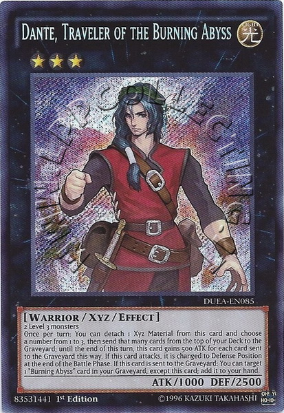 Dante, Traveler of the Burning Abyss