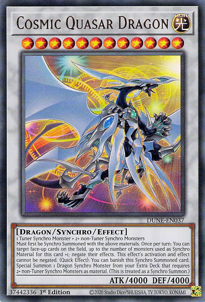 Cosmic Quasar Dragon