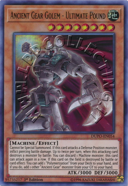 Ancient Gear Golem - Ultimate Pound