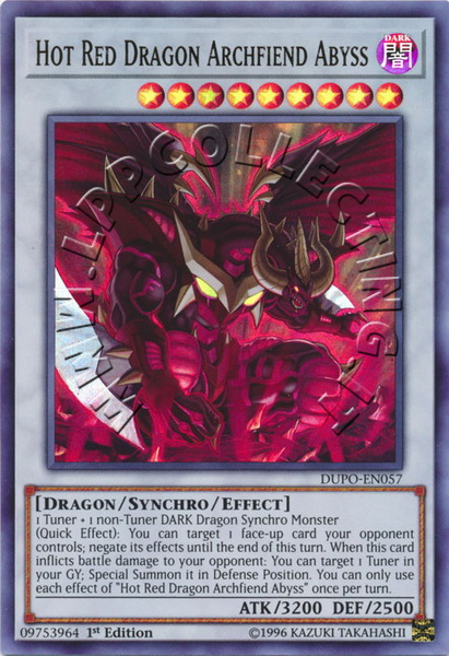 Hot Red Dragon Archfiend Abyss