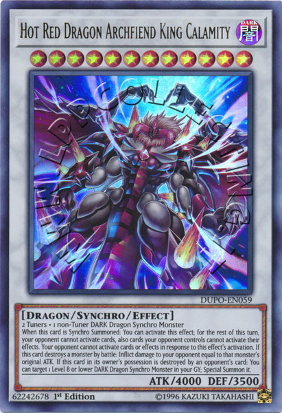 Hot Red Dragon Archfiend King Calamity