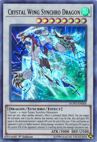 Crystal Wing Synchro Dragon