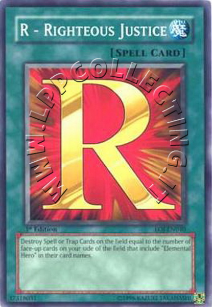 R - Righteous Justice