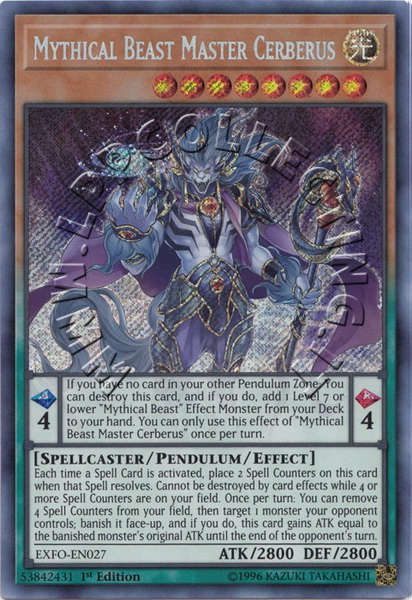 Mythical Beast Master Cerberus