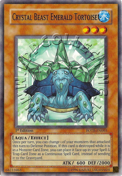 Crystal Beast Emerald Tortoise