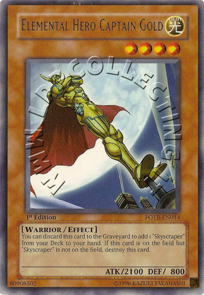 Elemental HERO Captain Gold