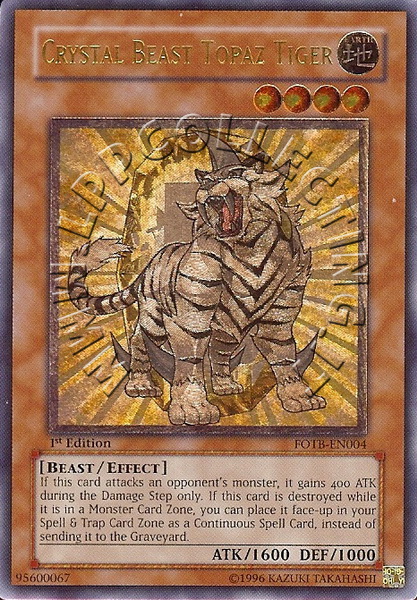 Crystal Beast Topaz Tiger