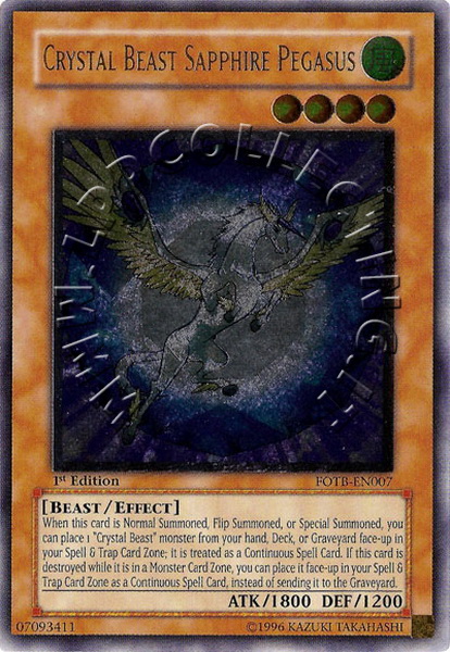 Crystal Beast Sapphire Pegasus