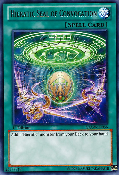 Hieratic Seal of Convocation