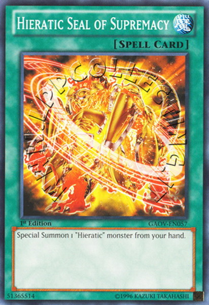Hieratic Seal of Supremacy