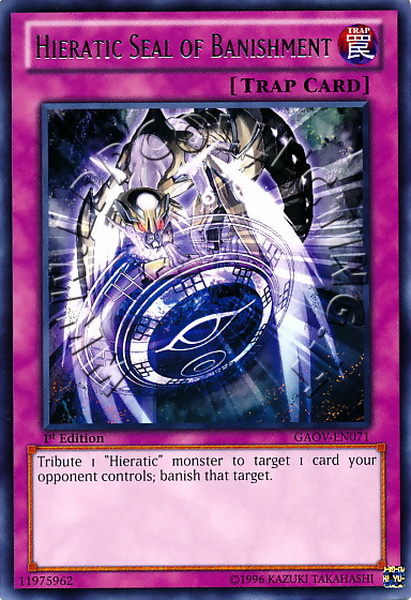 Hieratic Seal of Banishment
