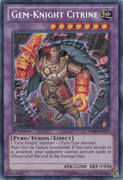 Gem-Knight Citrine