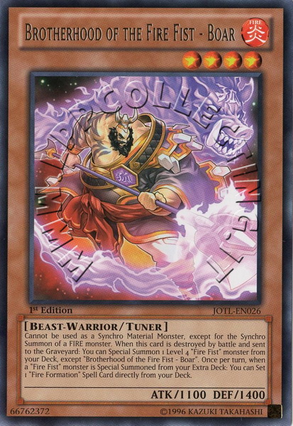 Brotherhood of the Fire Fist - Boar