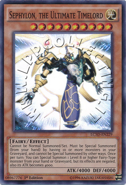 Sephylon, the Ultimate Timelord