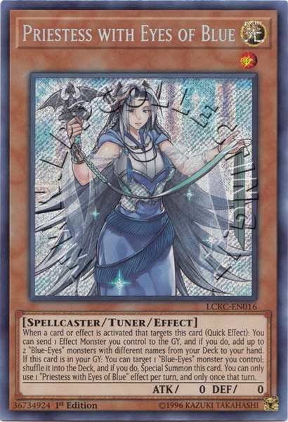 Priestess with Eyes of Blue