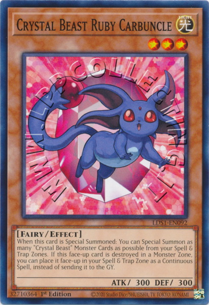 Crystal Beast Ruby Carbuncle