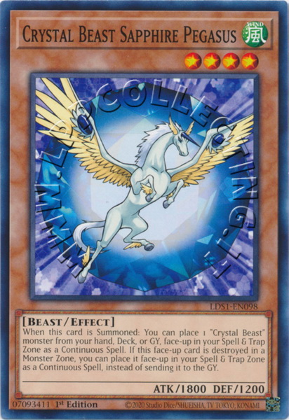 Crystal Beast Sapphire Pegasus
