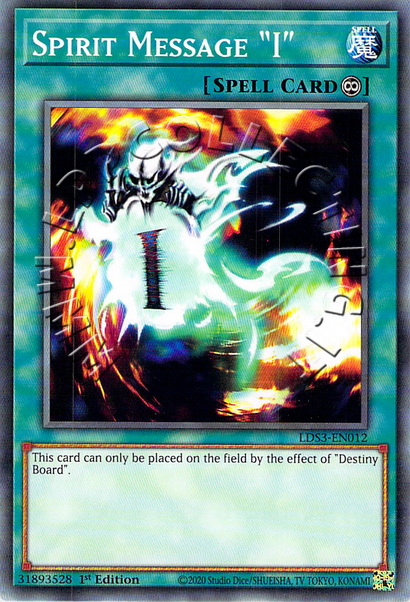 Spirit Message "I"